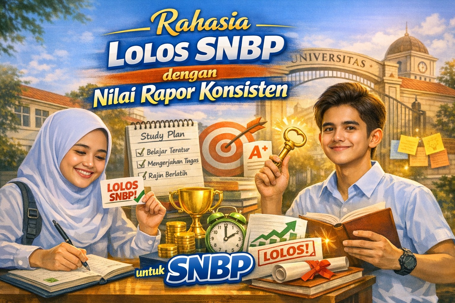 Rahasia Lolos SNBP dengan Nilai Raport Konsisten