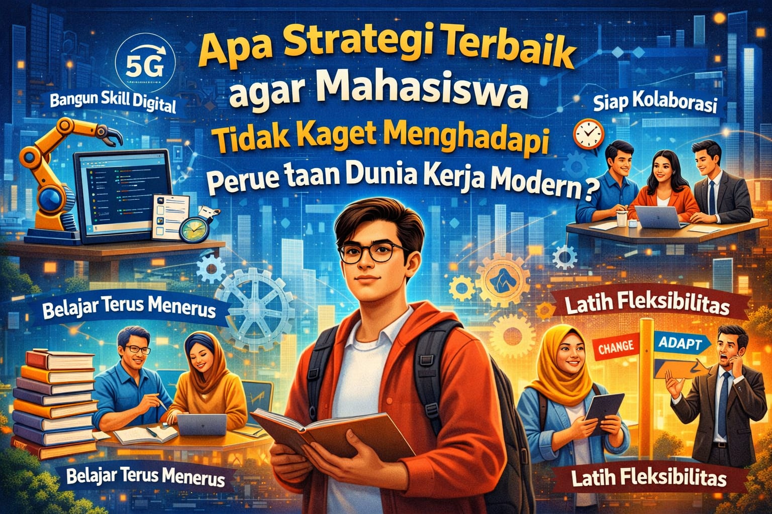 Apa Strategi Terbaik Agar Mahasiswa Tidak Kaget Menghadapi Perubahan Dunia Kerja Modern?