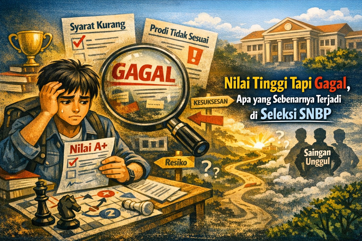 Nilai Tinggi Tapi Gagal, Apa yang Sebenarnya Terjadi di Seleksi SNBP?