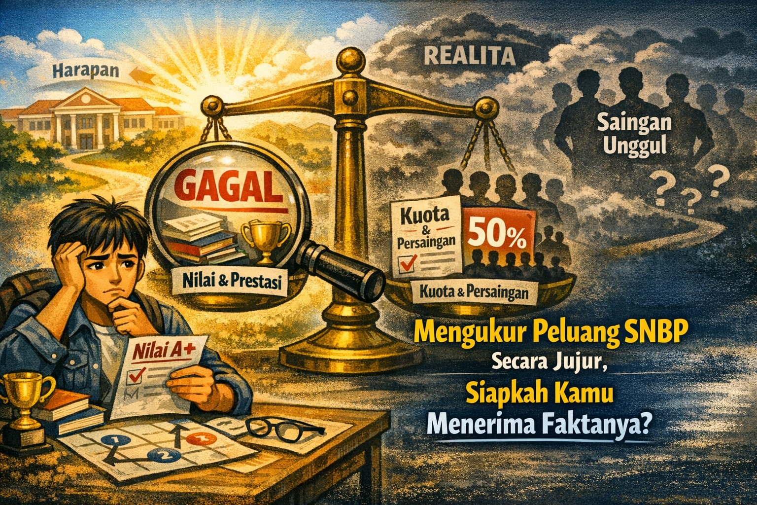 Mengukur Peluang SNBP Secara Jujur, Siapkah Kamu Menerima Faktanya