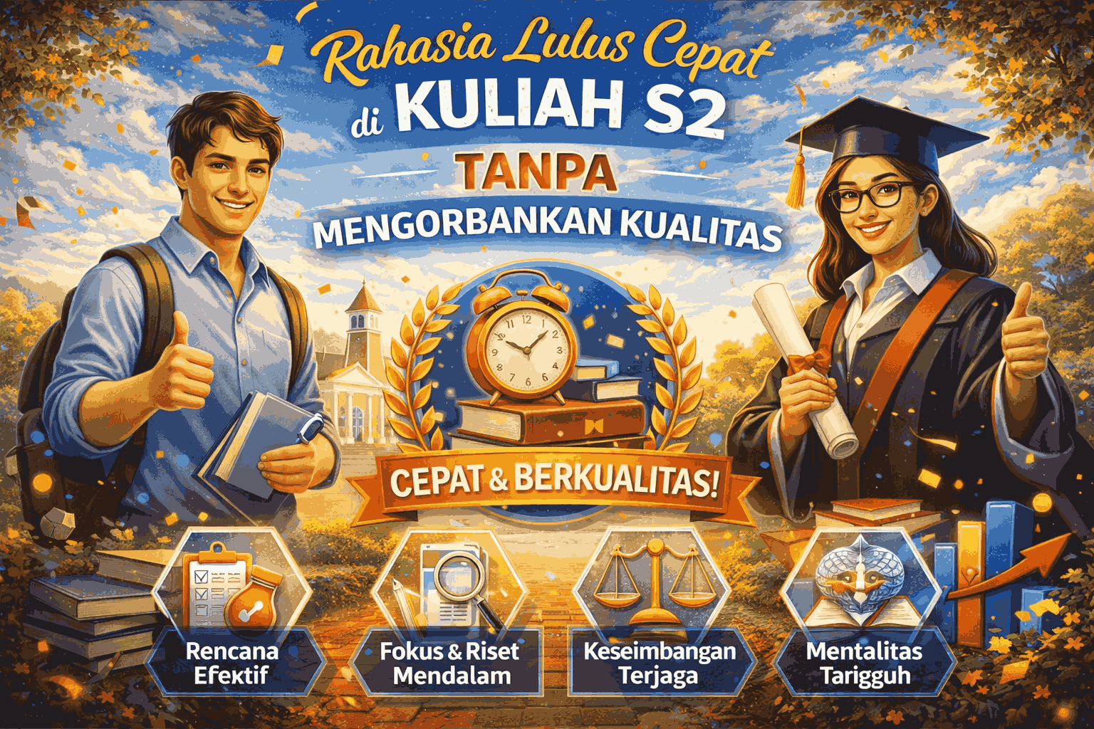Rahasia Lulus Cepat di Kuliah S2 Tanpa Mengorbankan Kualitas