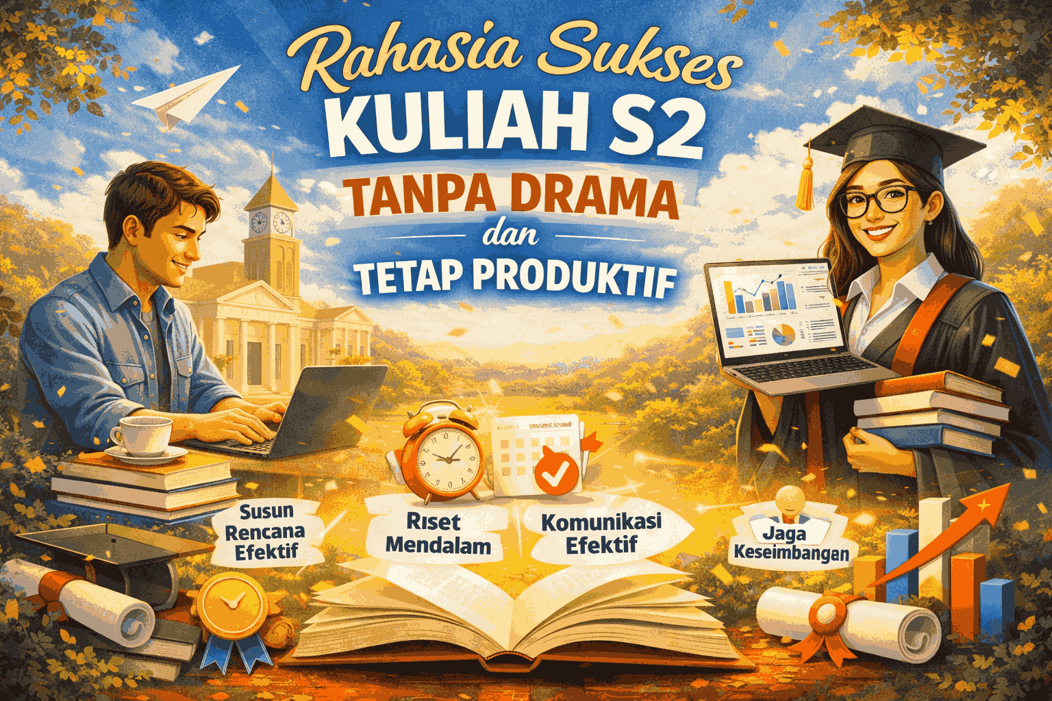 Rahasia Sukses Kuliah S2 Tanpa Drama dan Tetap Produktif