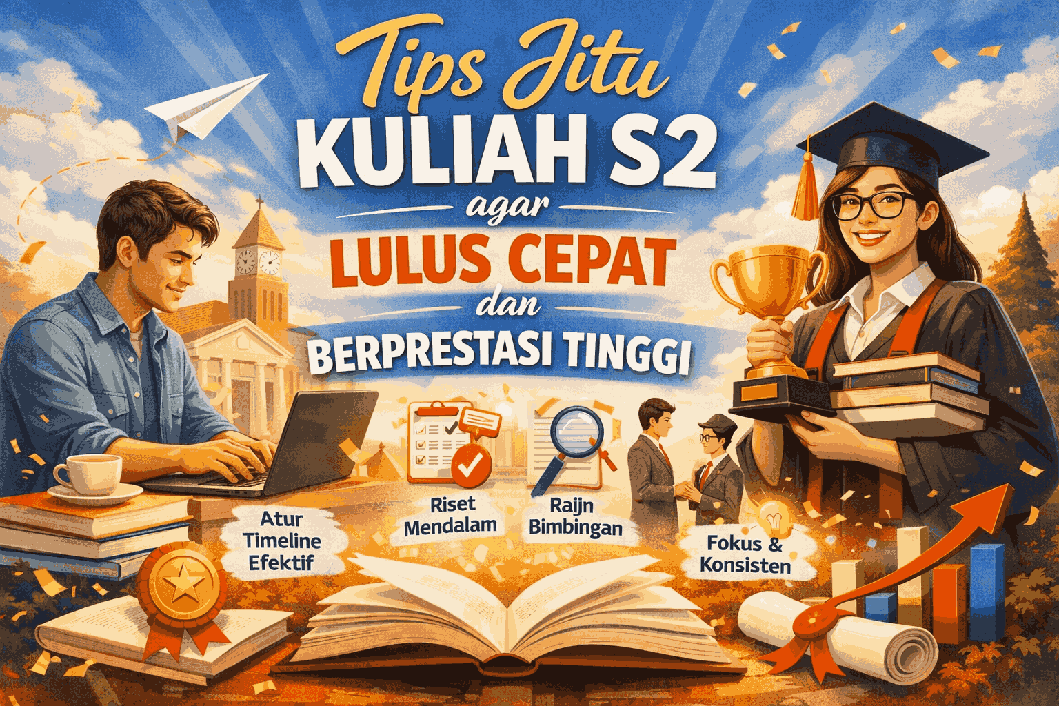 Tips Jitu Kuliah S2 agar Lulus Cepat dan Berprestasi Tinggi