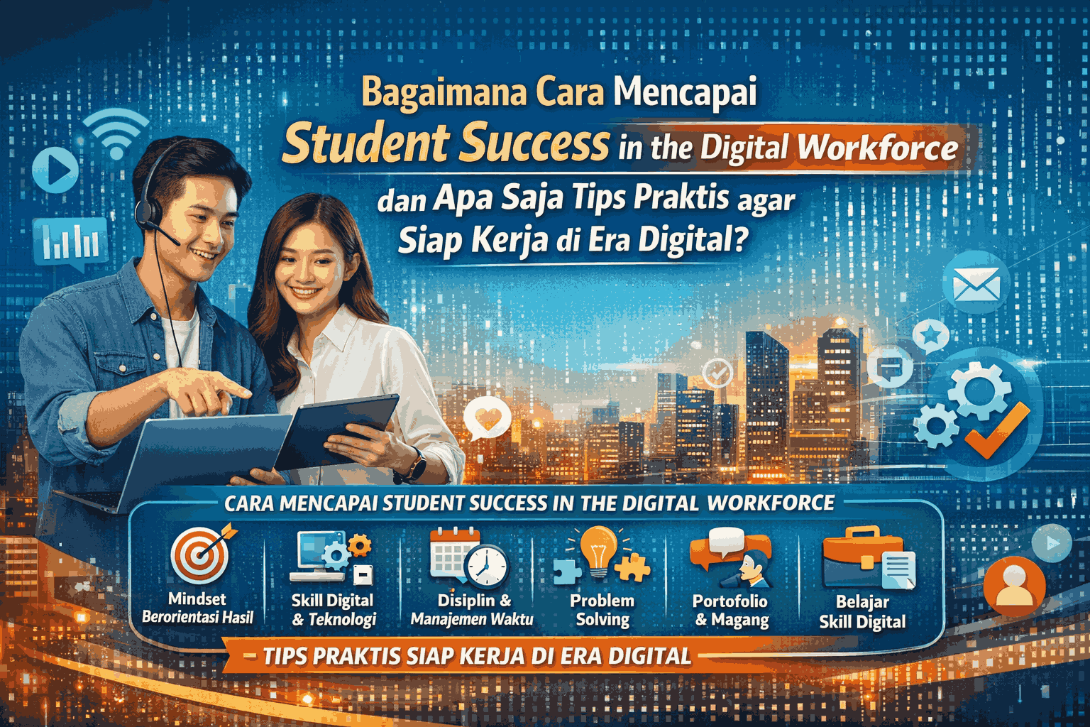 Bagaimanac Cara Mencapai Student Success in the Digital Workforce dan Apa Saja Tips Praktis agar Siap Kerja di Era Digital?