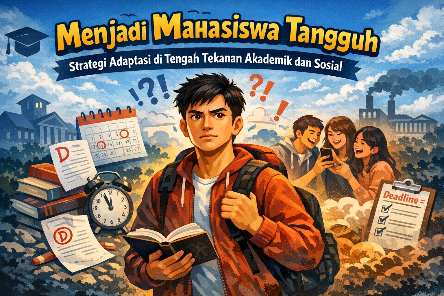 Menjadi Mahasiswa Tangguh Strategi Adaptasi di Tengah Tekanan Akademik dan Sosial