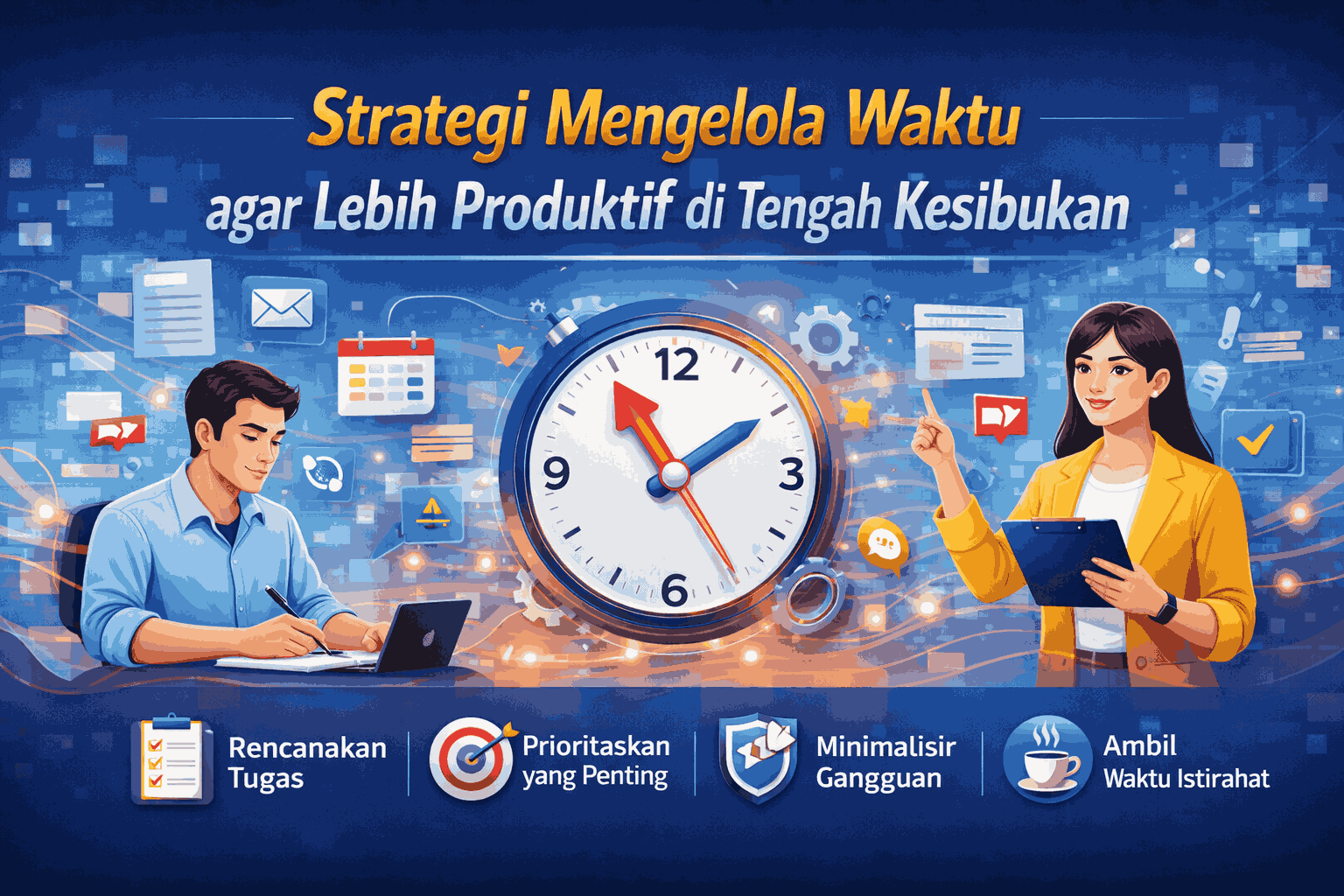 Strategi Mengelola Waktu agar Lebih Produktif di Tengah Kesibukan