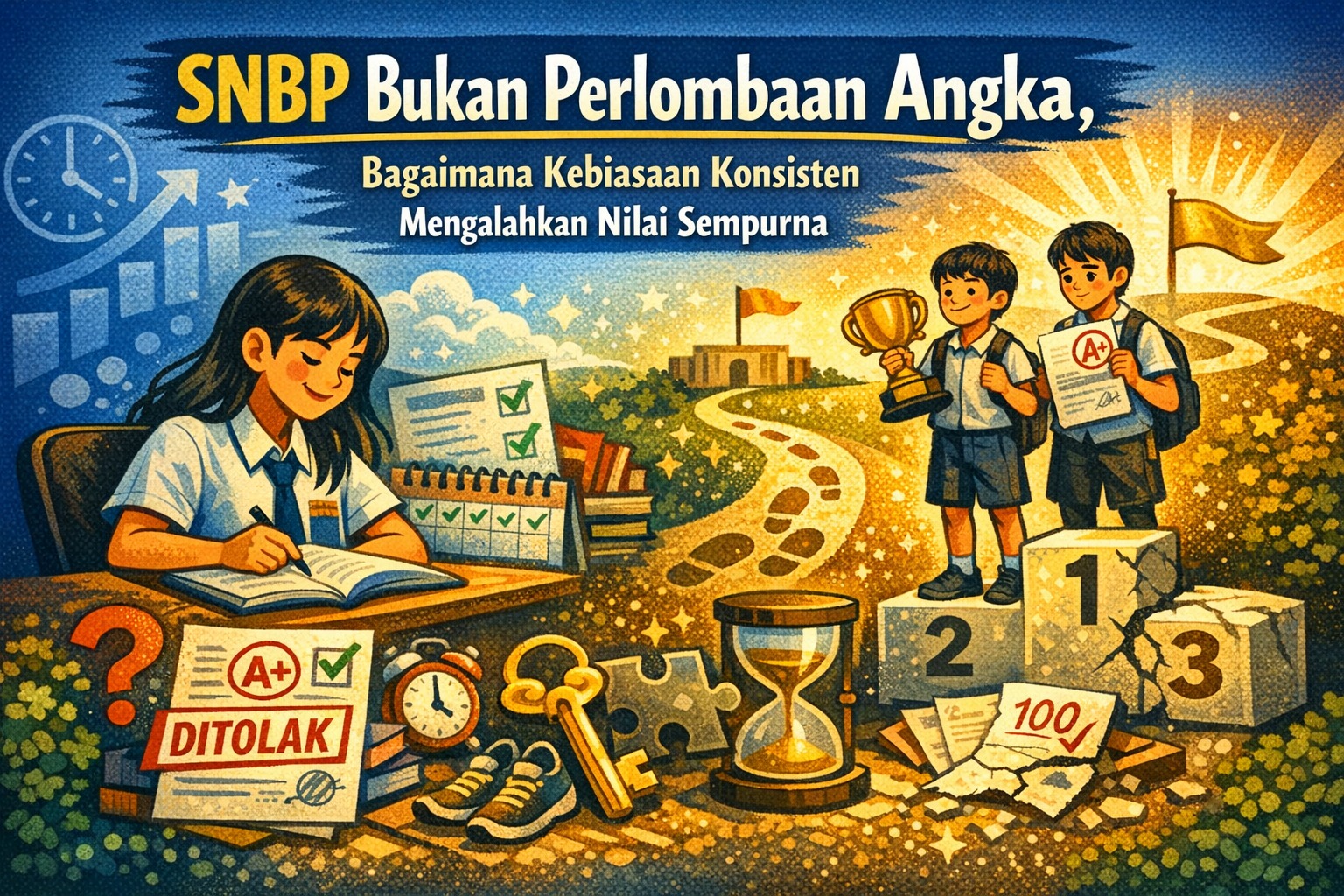 SNBP Bukan Perlombaan Angka, Bagaimana Kebiasaan Konsisten Mengalahkan Nilai Sempurna