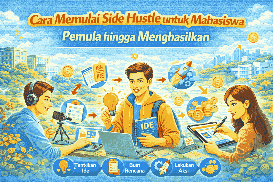 Cara Memulai Side Hustle untuk Mahasiswa Pemula hingga Menghasilkan