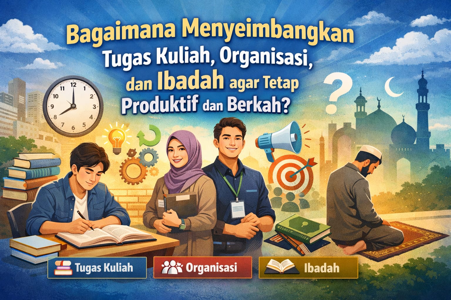 Bagaimana Menyeimbangkan Tugas Kuliah dan Ibadah agar Tetap Produktif dan Berkah?