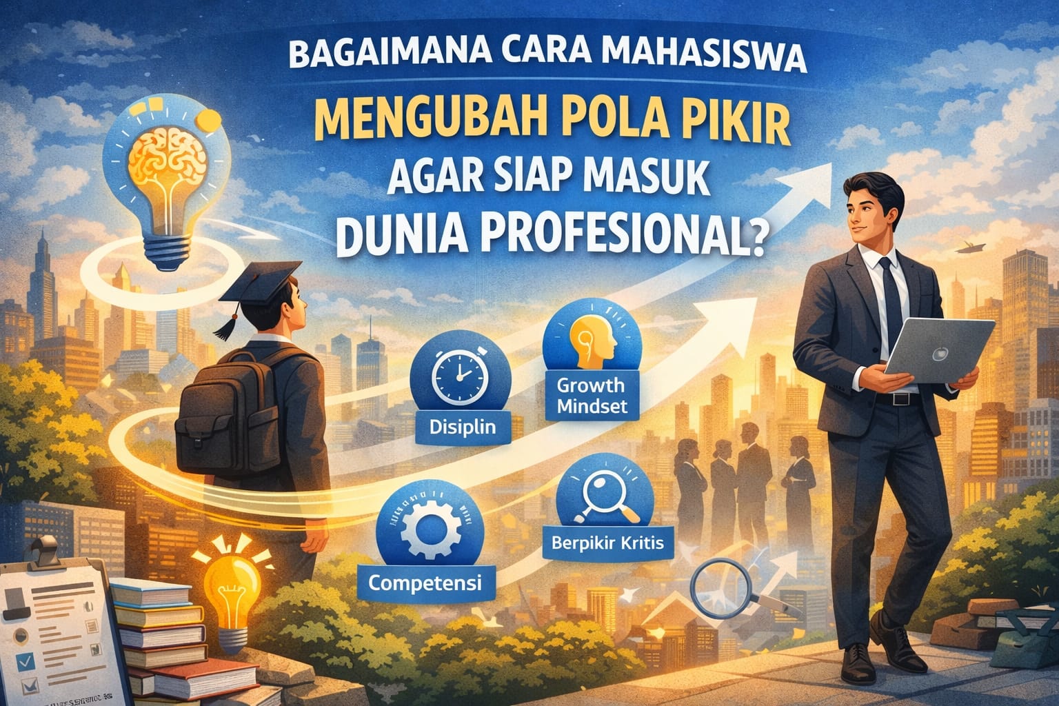 Bagaimana Cara Mahasiswa Mengubah Pola Pikir agar Siap Masuk Dunia Profesional?