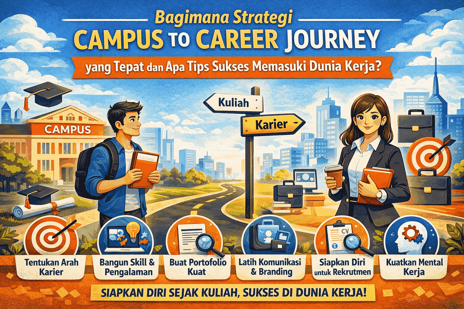 Bagaimana Strategi Campus to Career Journey yang Tepat dan Apa Tips Sukses Memasuki Dunia Kerja?