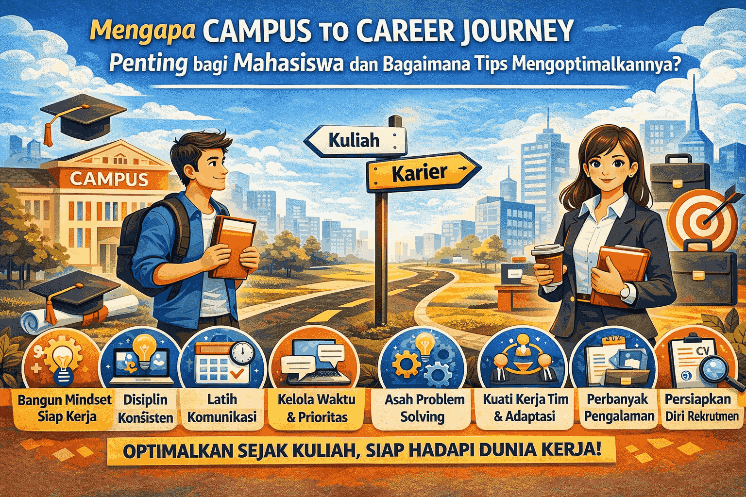 Mengapa  Campus to Career Journey Penting bagi Mahasiswa dan Bagaimana Tips Mengoptimalkannya?
