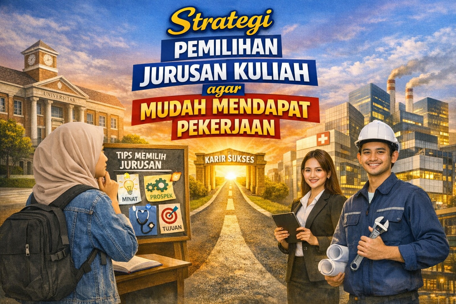 Strategi Memilih Jurusan Kuliah agar Mudah Mendapat Pekerjaan