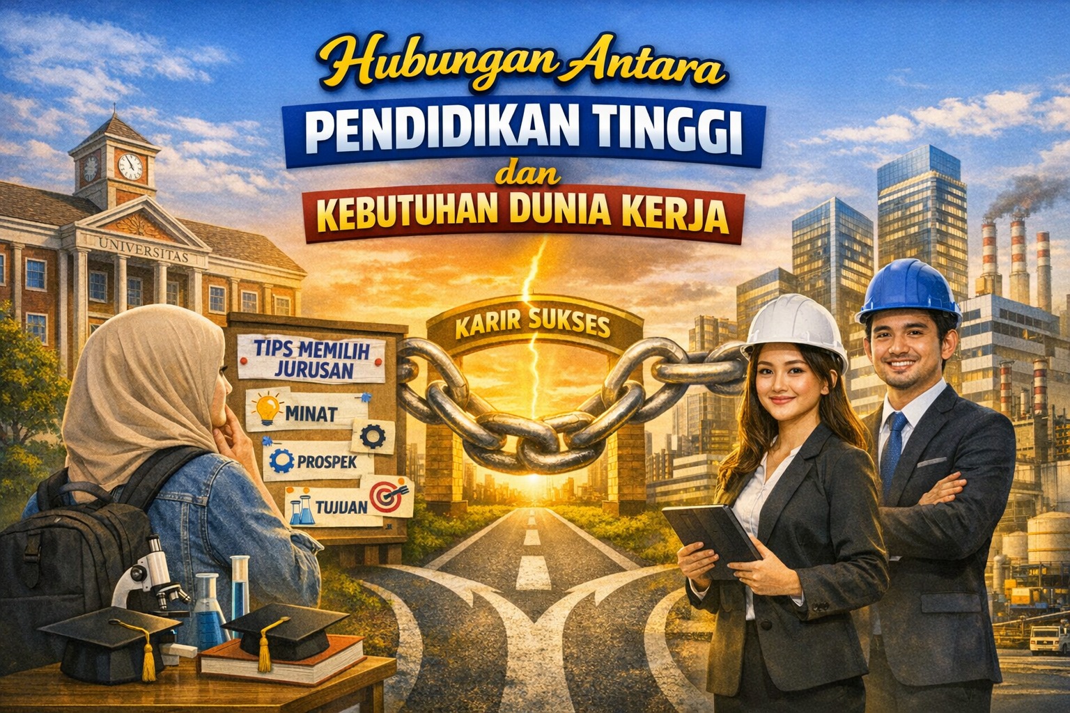Hubungan Antara Pendidikan Tinggi dan Kebutuhan Dunia Kerja