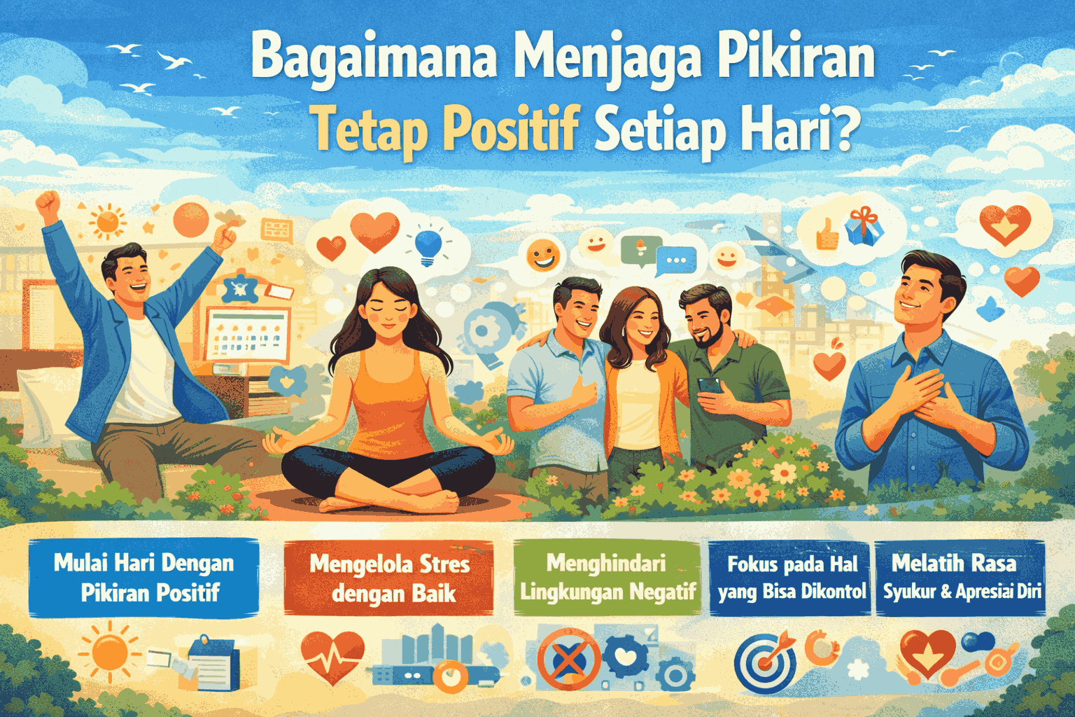 Bagaimana Menjaga Pikiran Tetap Positif Setiap Hari?