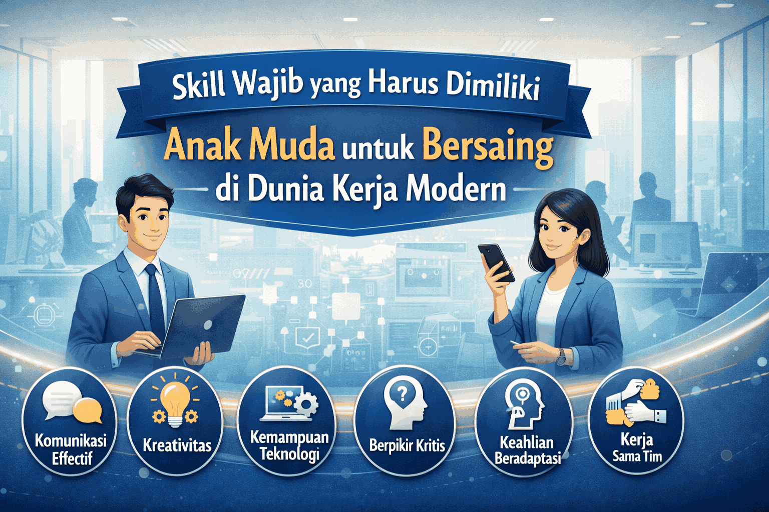 Skill Wajib yang Harus Dimiliki Anak Muda untuk Bersaing di Dunia Kerja Modern