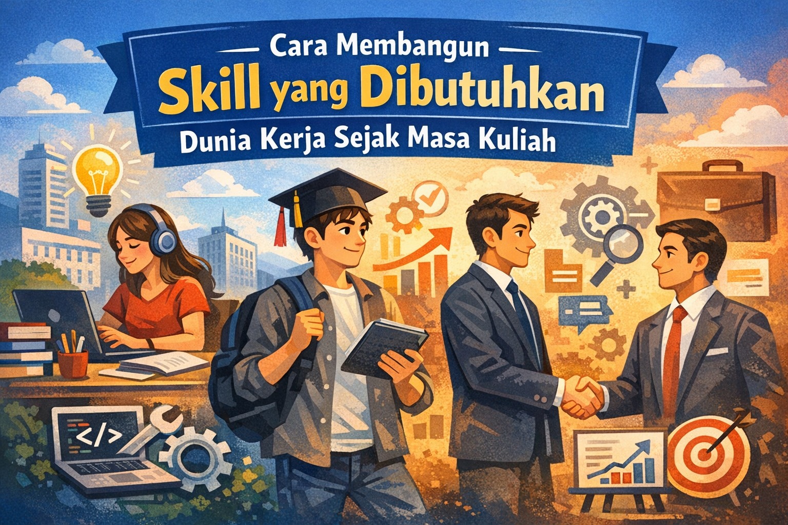 Cara Membangun Skill yang Dibutuhkan Dunia Kerja Sejak Masa Kuliah