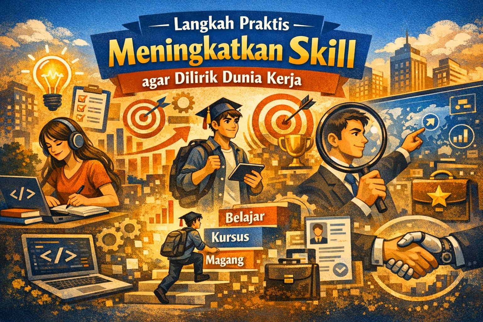 Langkah Praktis Meningkatkan Skill agar Dilirik Dunia Kerja