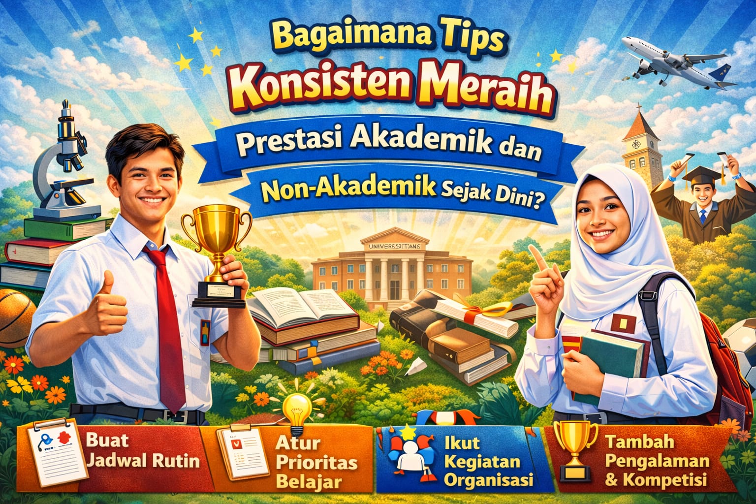Bagaimana Tips Konsisten Meraih Prestasi Akademik Dan Non-Akademik Sejak Dini?