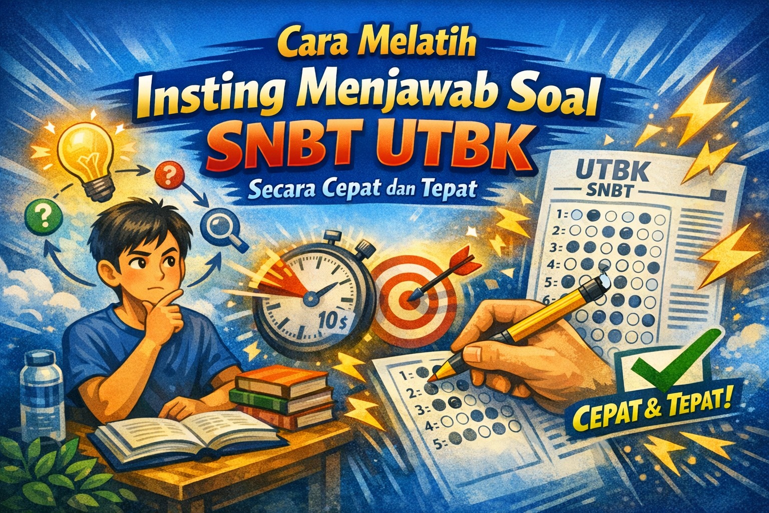 Cara Melatih Insting Menjawab Soal SNBT UTBK Secara Cepat dan Tepat