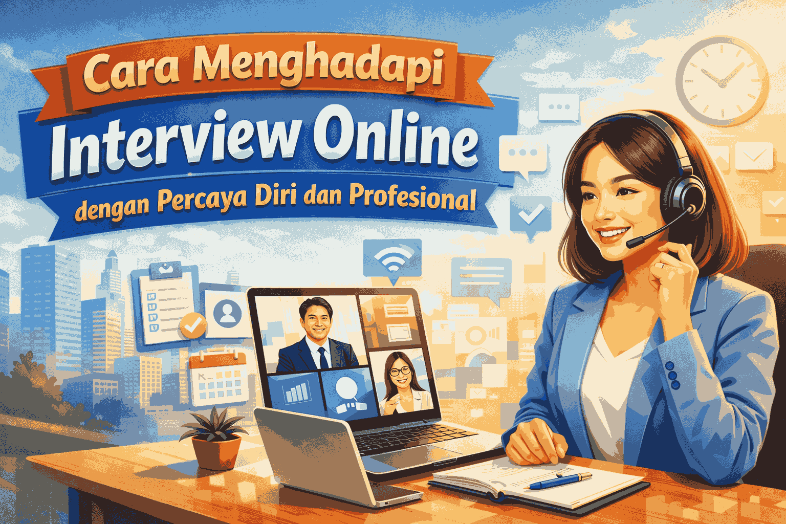 Cara Menghadapi Interview Online dengan Percaya Diri dan Profesional