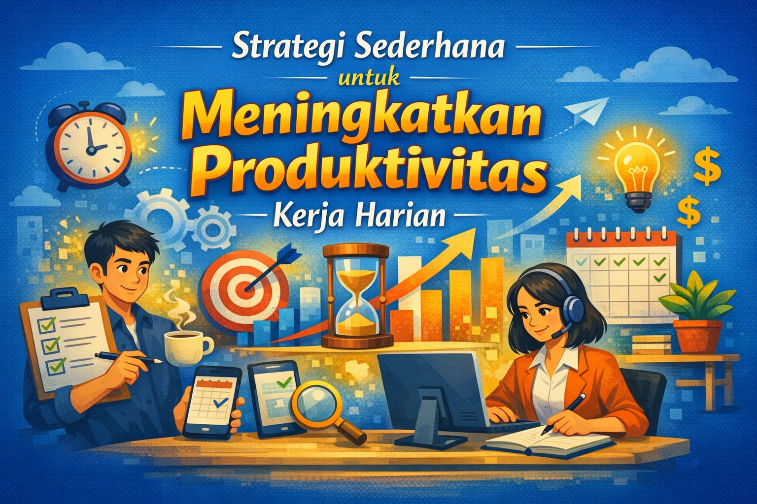 Strategi Sederhana untuk Meningkatkan Produktivitas Kerja Harian
