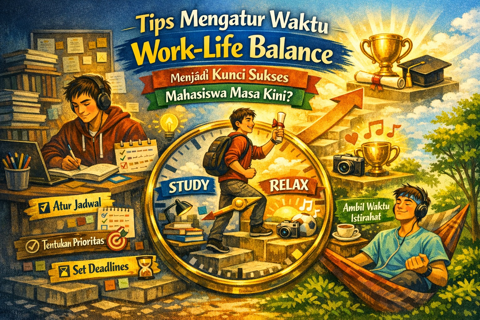Tips Mengatur Waktu agar Mahasiswa Memiliki Work Life Balance yang Baik