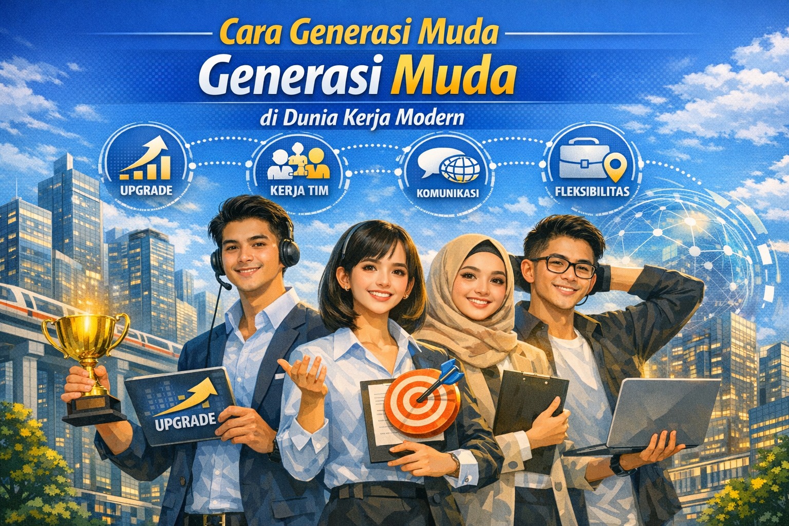 Cara Generasi Muda Beradaptasi dengan Dunia Kerja Modern