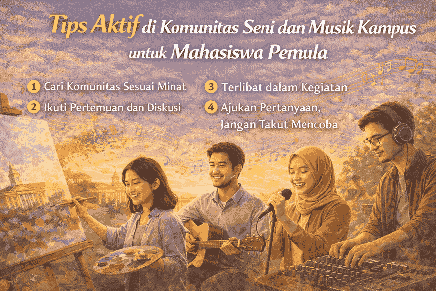 Tips Aktif di Komunitas Seni dan Musik Kampus untuk Mahasiswa Pemula