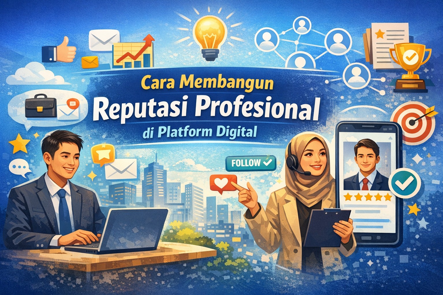 Cara Membangun Reputasi Profesional di Platform Digital