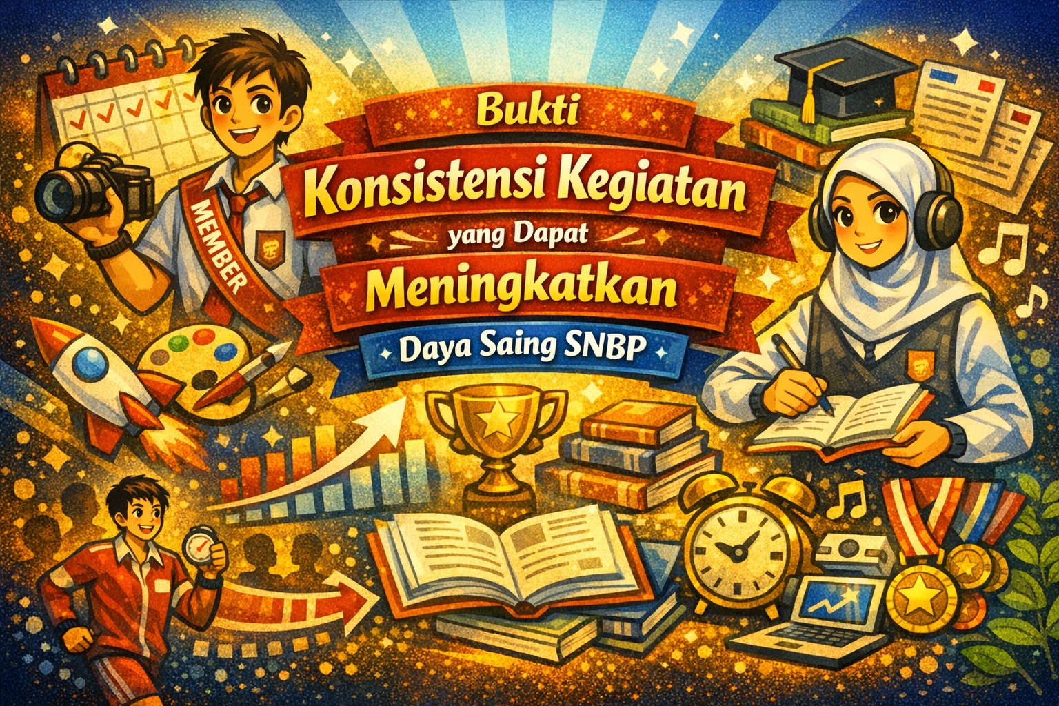 Bukti Konsistensi Kegiatan yang Dapat Meningkatkan Daya Saing SNBP