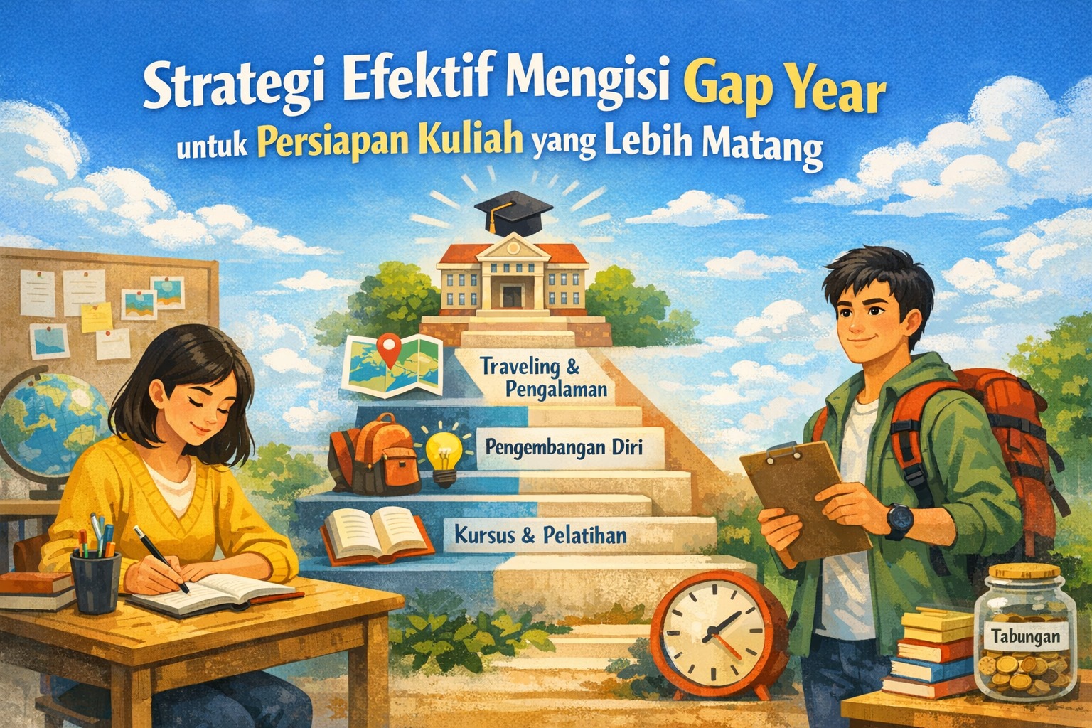 Strategi Efektif Mengisi Gap Year untuk Persiapan Kuliah yang Lebih Matang