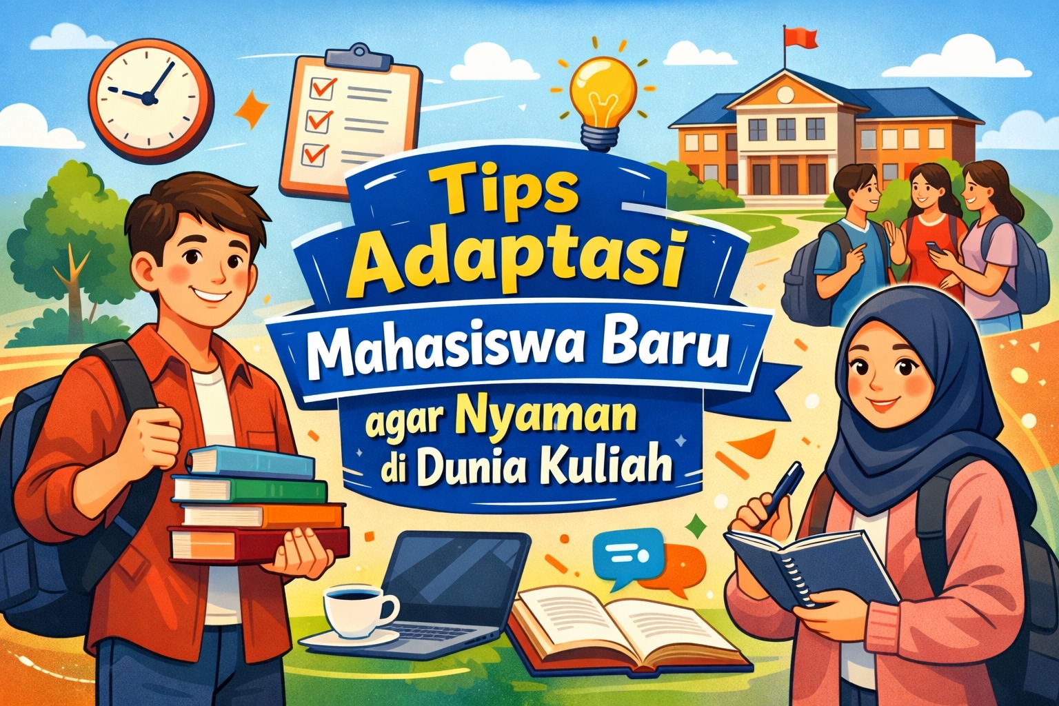 Tips Adaptasi Mahasiswa Baru agar Nyaman di Dunia Kuliah