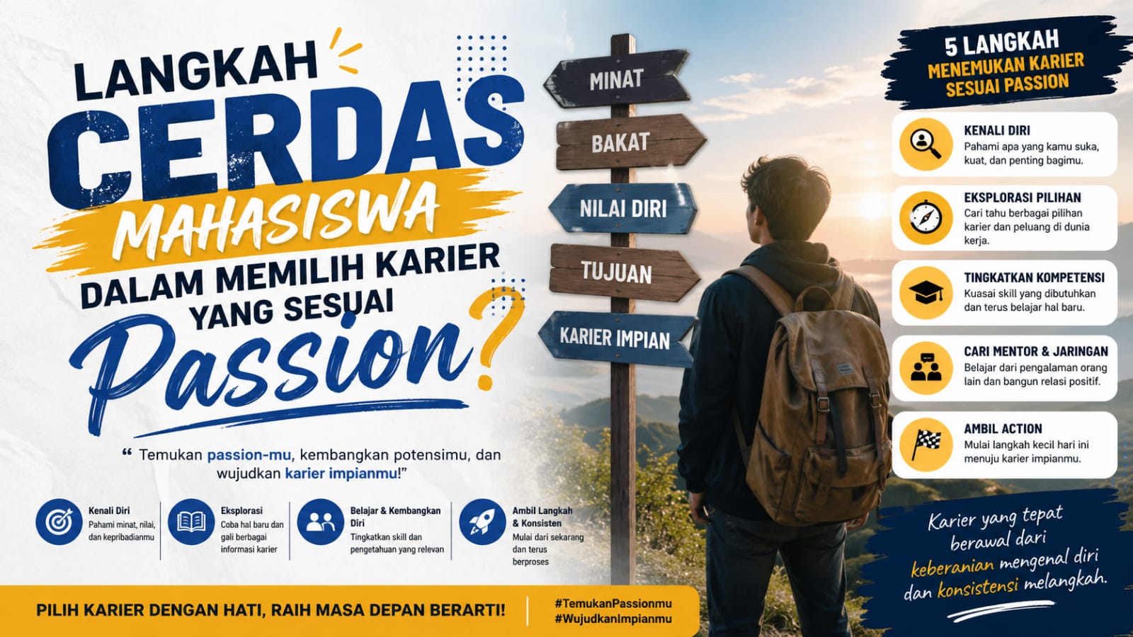 Langkah Cerdas Mahasiswa dalam Memilih Karier yang Sesuai Passion?