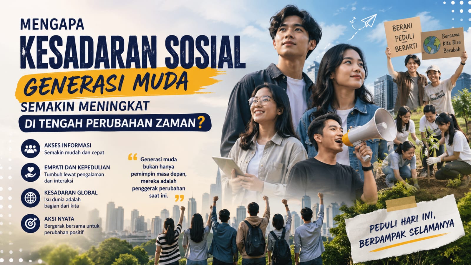 Mengapa Kesadaran Sosial Generasi Muda Semakin Meningkat di Tengah Perubahan Zaman?