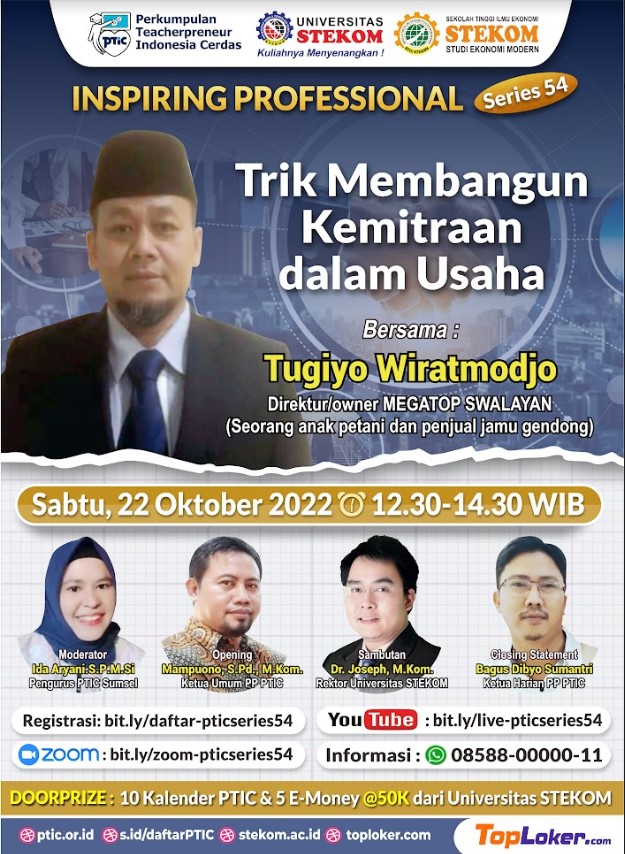 Inspiring Professional ''Trik Membangun Kemitraan dalam Usaha''