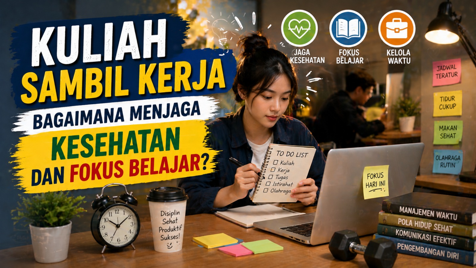 Kuliah Sambil Kerja Bagaimana Menjaga Kesehatan Dan Fokus Belajar?
