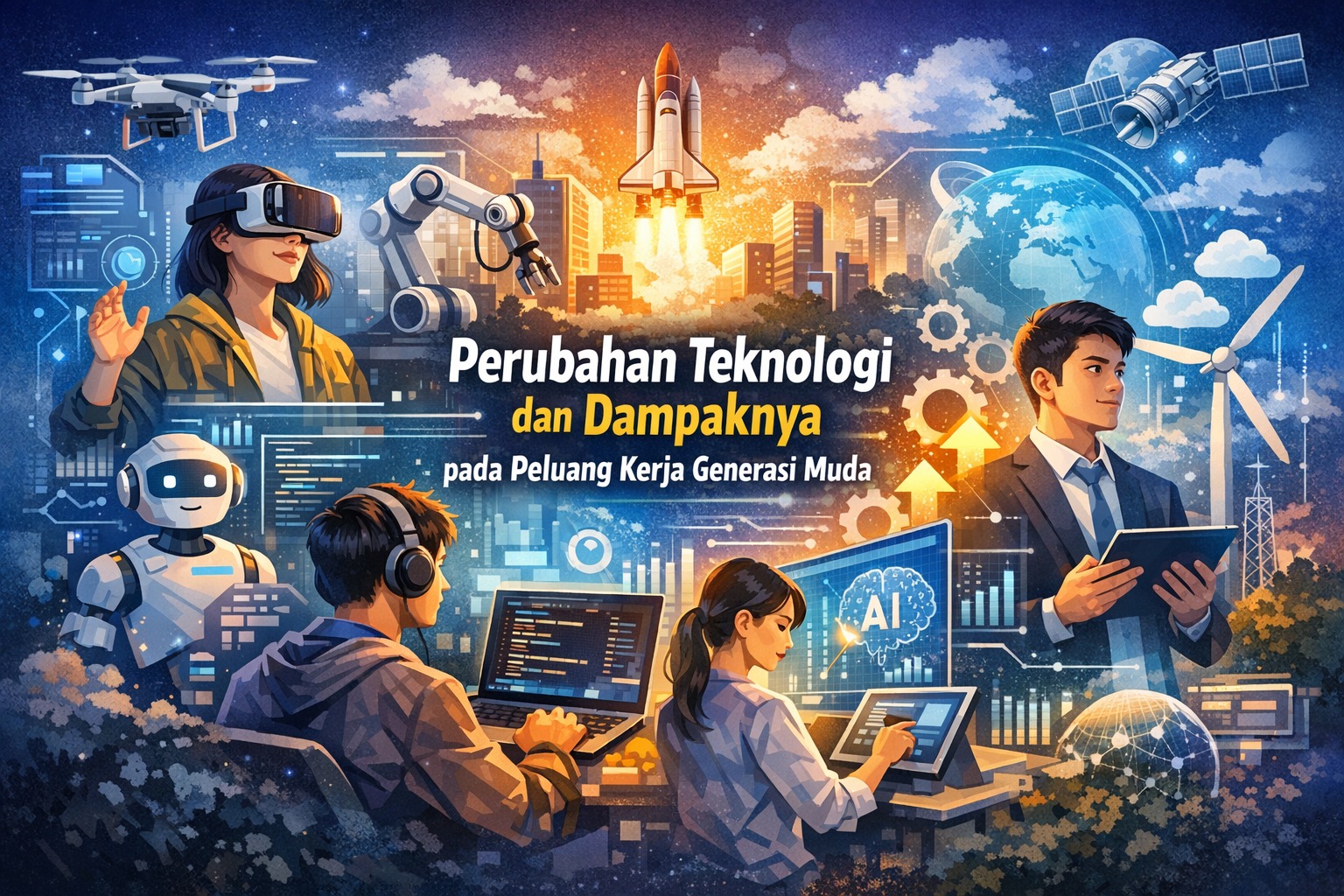 Perubahan Teknologi dan Dampaknya pada Peluang Kerja Generasi Muda