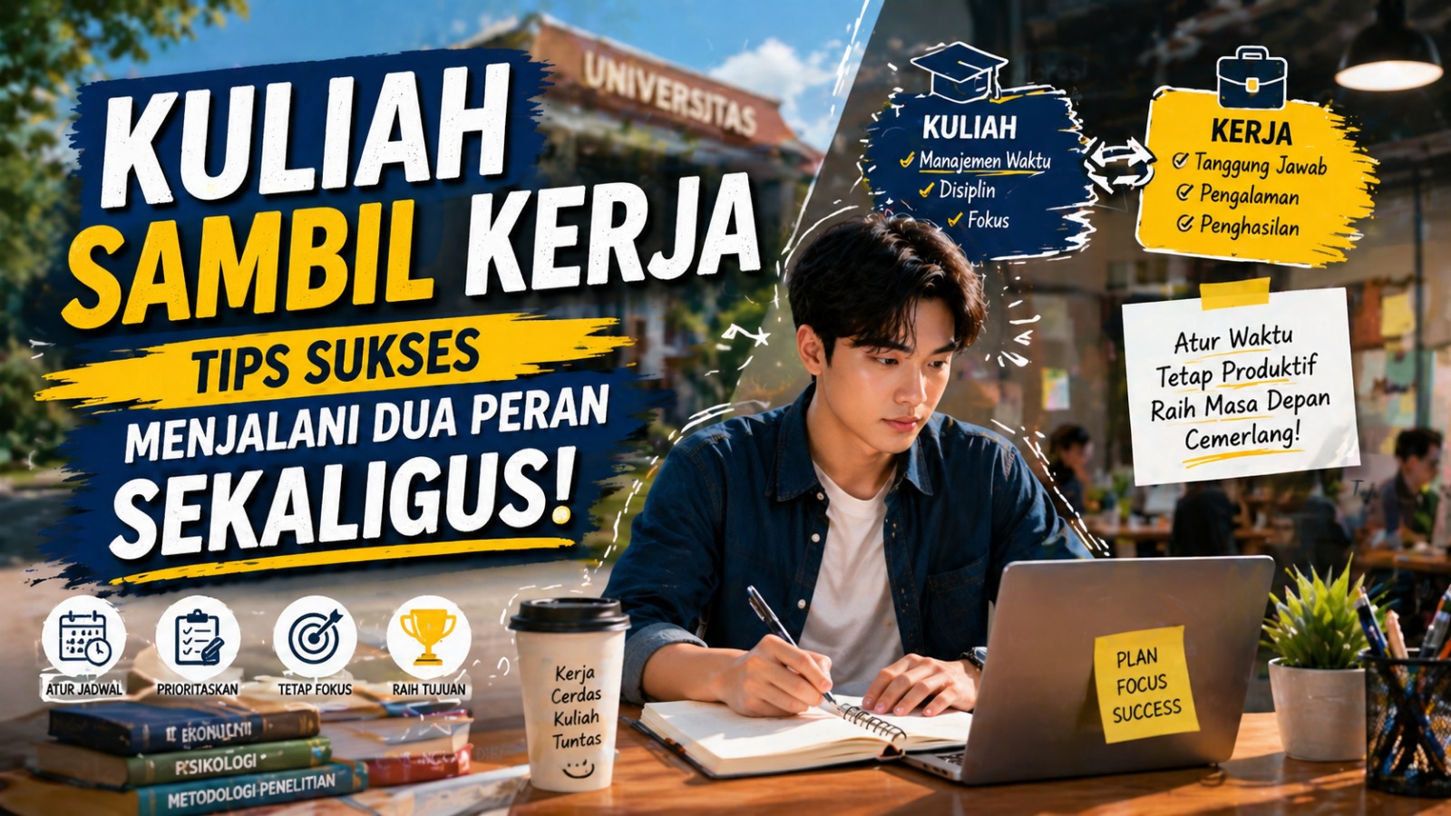 Kuliah Sambil Kerja Tips Sukses Menjalani Dua Peran Sekaligus!