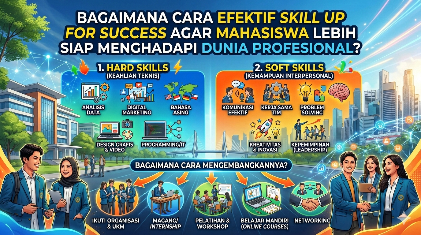 Bagaimana Cara Efektif Skill Up for Success agar Mahasiswa Lebih Siap Menghadapi Dunia Profesional?