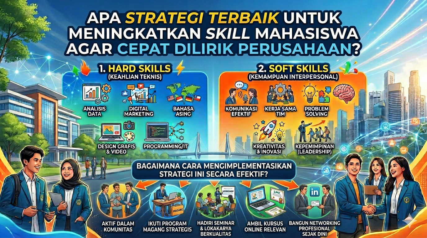 Apa Strategi Terbaik untuk Meningkatkan Skill Mahasiswa agar Cepat Dilirik Perusahaan?