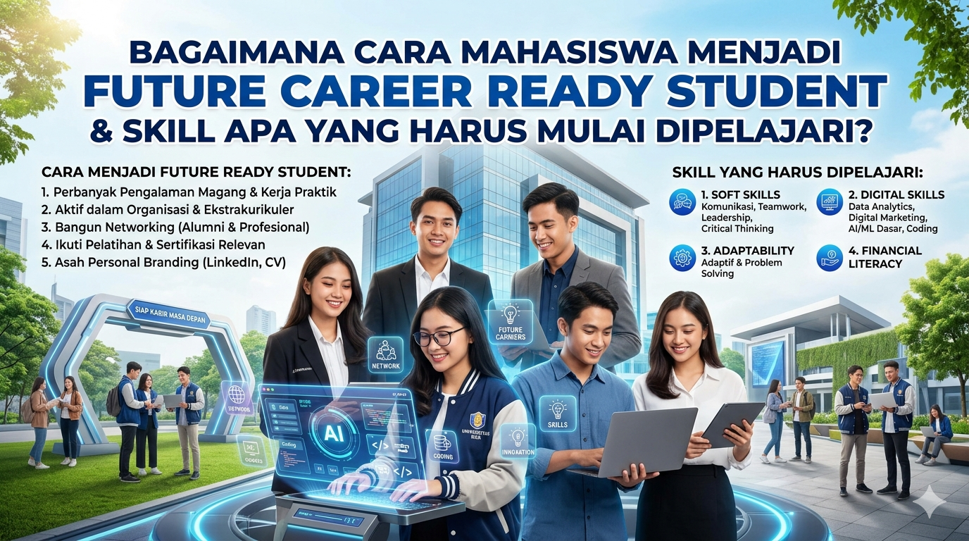Bagaimana Cara Mahasiswa Menjadi Future Career Ready Student dan Skill Apa yang Harus Mulai Dipelajari?