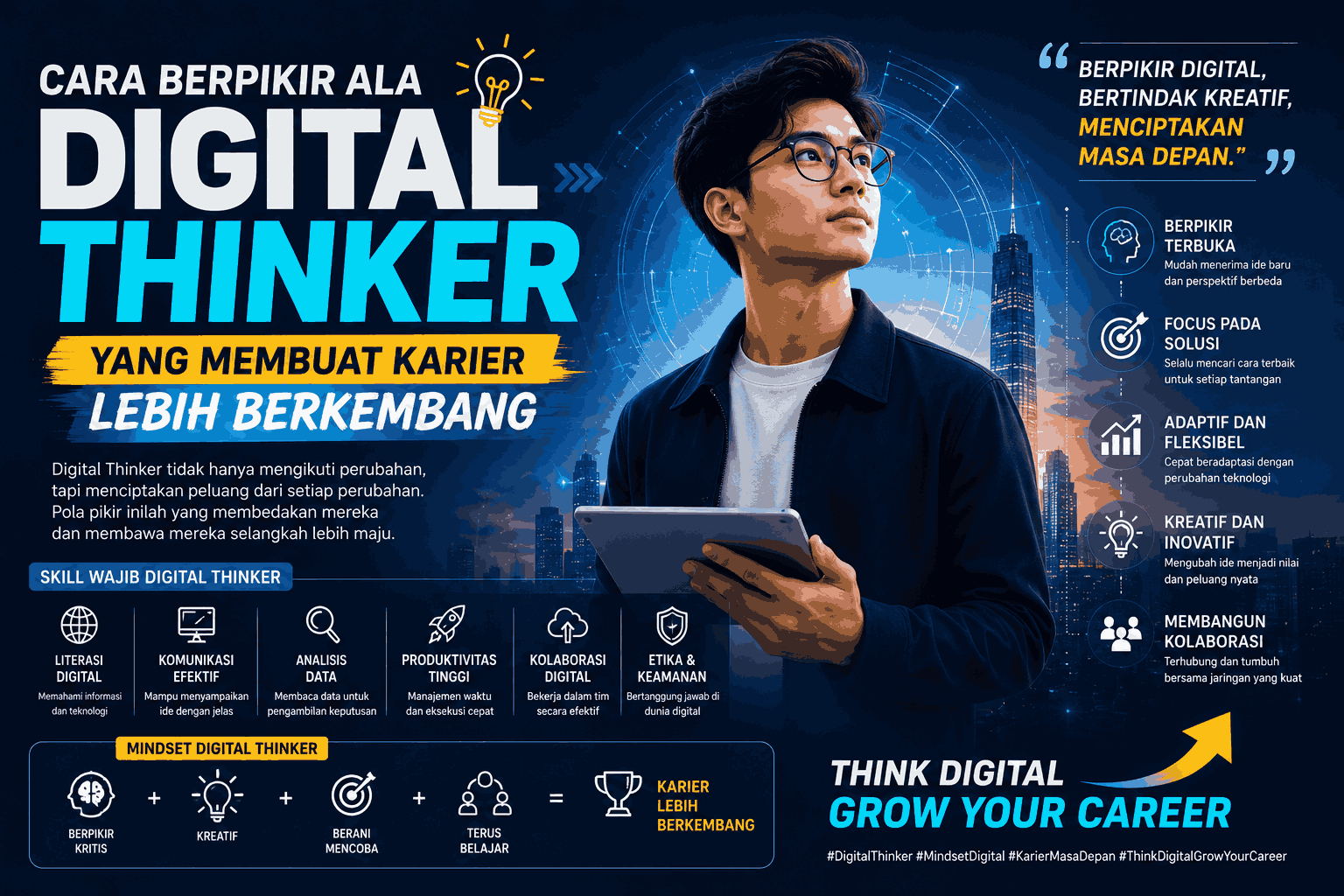 Cara Berpikir ala Digital Thinker yang Membuat Karier Lebih Berkembang