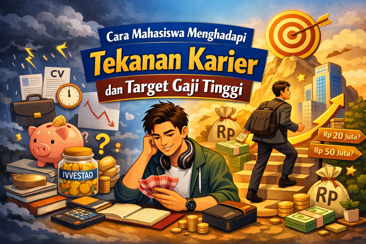 Cara Mahasiswa Menghadapi Tekanan Karier dan Target Gaji Tinggi