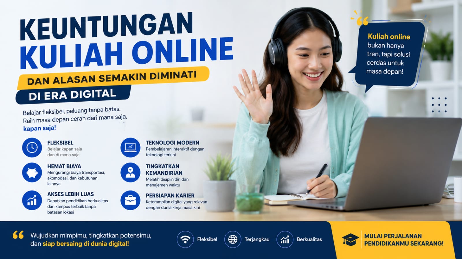 Keuntungan Kuliah Online dan Alasan Semakin Diminati di Era Digital
