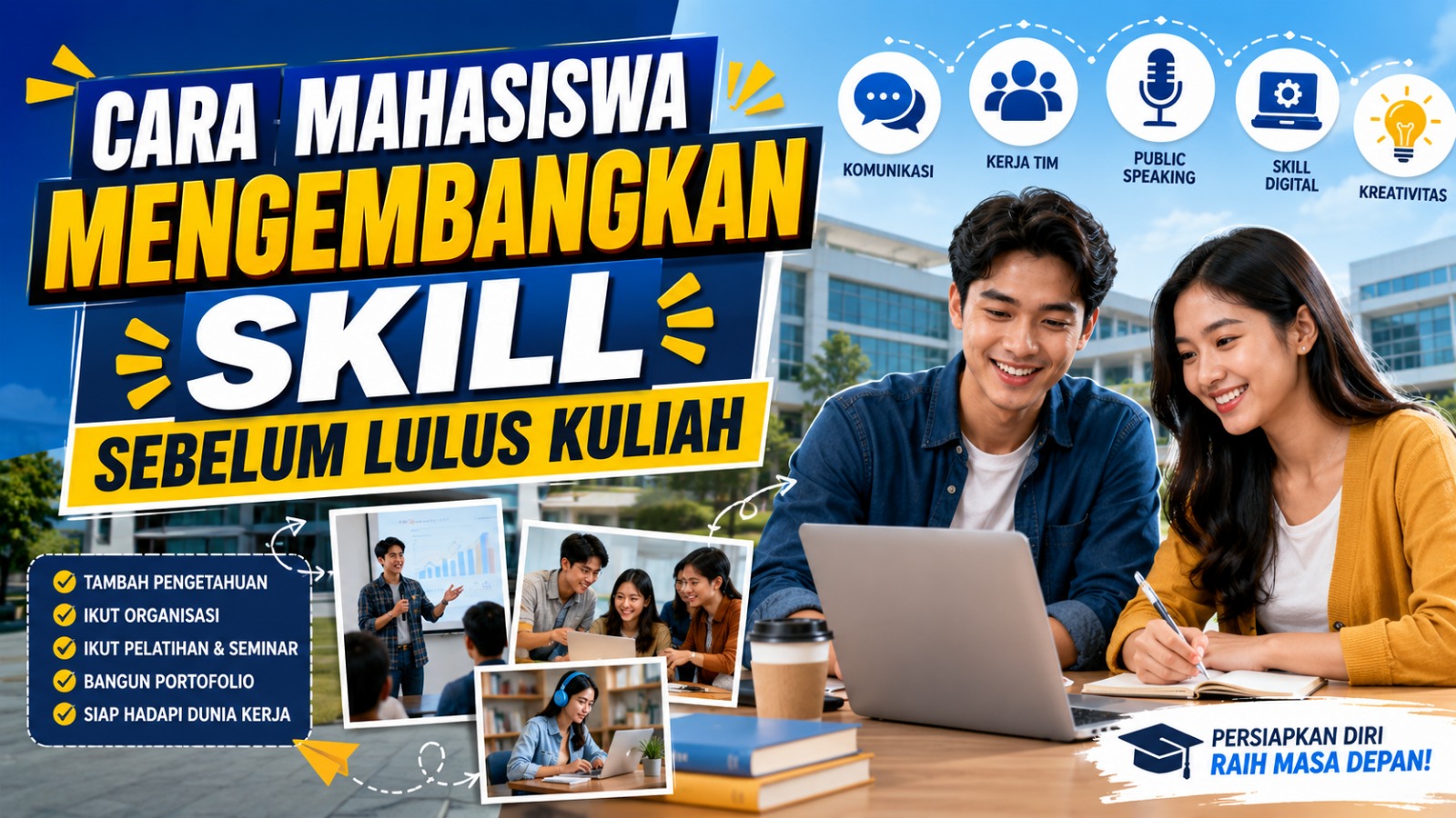 Cara Mahasiswa Mengembangkan Skill Sebelum Lulus Kuliah