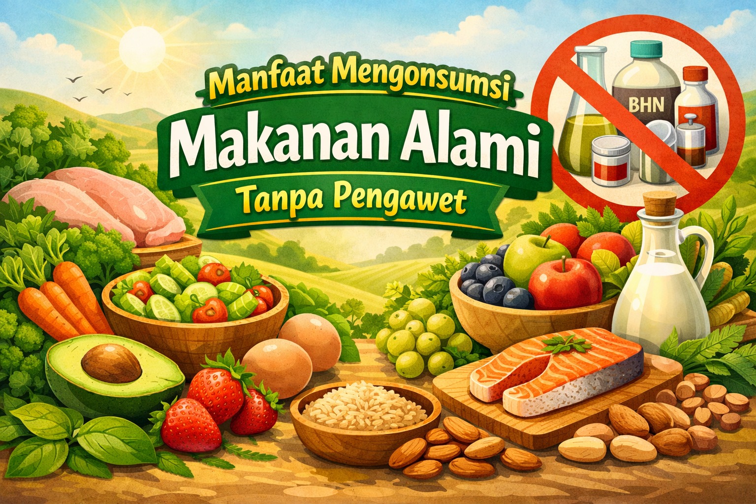 Manfaat Mengonsumsi Makanan Alami Tanpa Pengawet