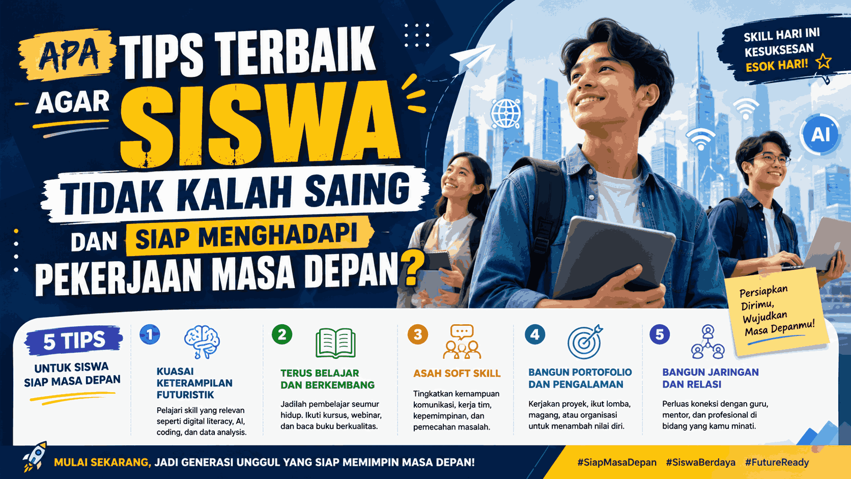 Apa Tips Terbaik Agar Siswa Tidak Kalah Saing dan Siap Menghadapi Pekerjaan Masa Depan?