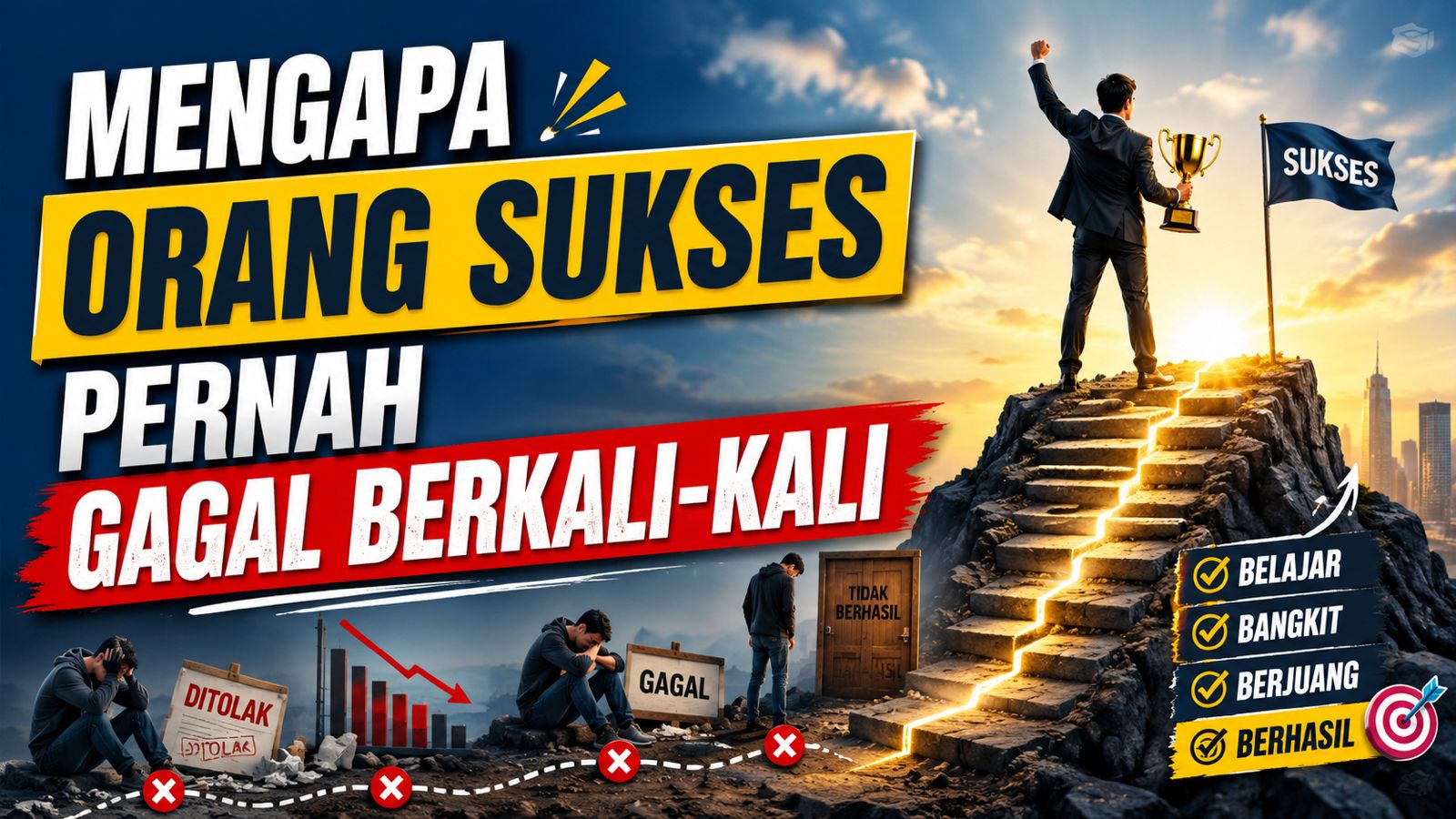 Mengapa Orang Sukses Pernah Gagal Berkali-kali
