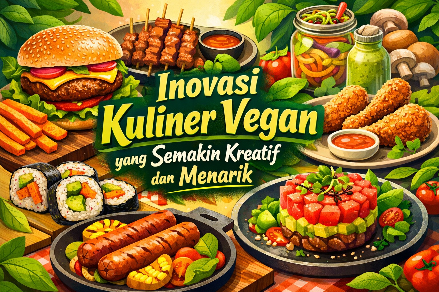 Inovasi Kuliner Vegan yang Semakin Kreatif dan Menarik